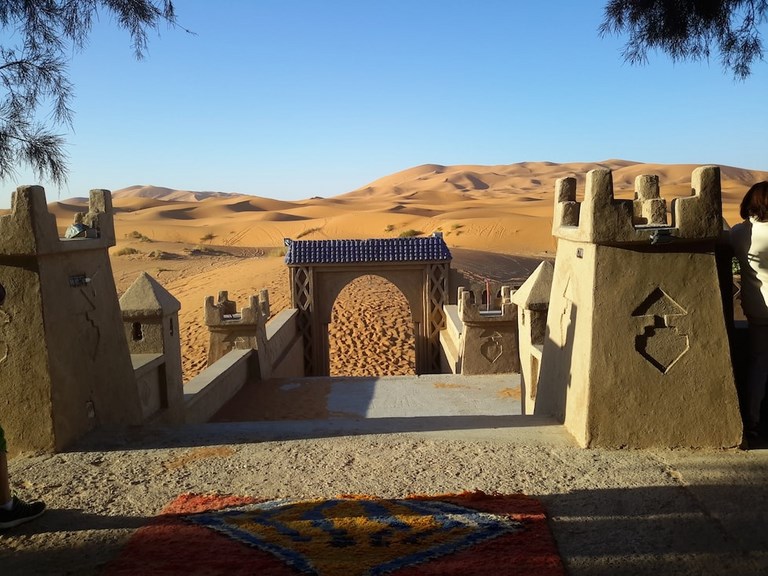 Paysages magiques, halte de rêve à Merzouga pour le 4LDéfi Maroc
